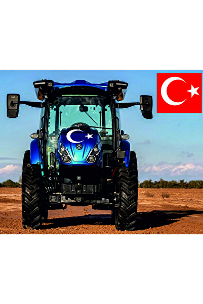 Kurt Reklam Dünyası Traktör otomobil motor Araç sticker Kaputa Ayyıldız