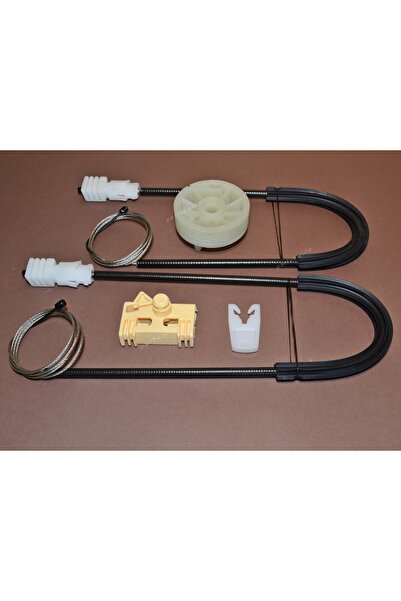Renault Clio 2 II Coupe 1998-2006 (2/3 Kapı) ÖN SOL Cam Kriko Teli Tamir Seti