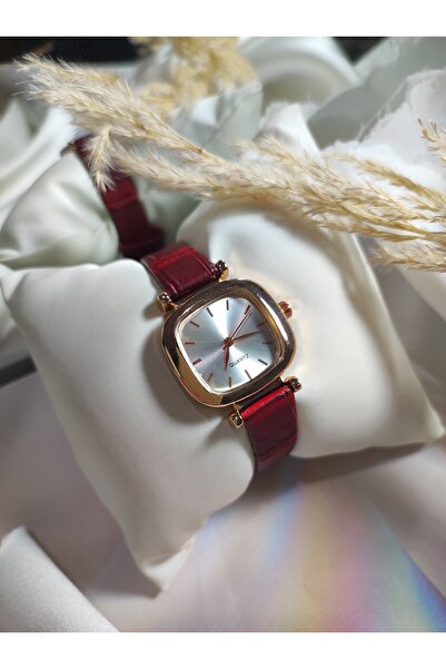 VOGUEAKSESUAR Minimal Vintage Deri Kadın Kol Saati