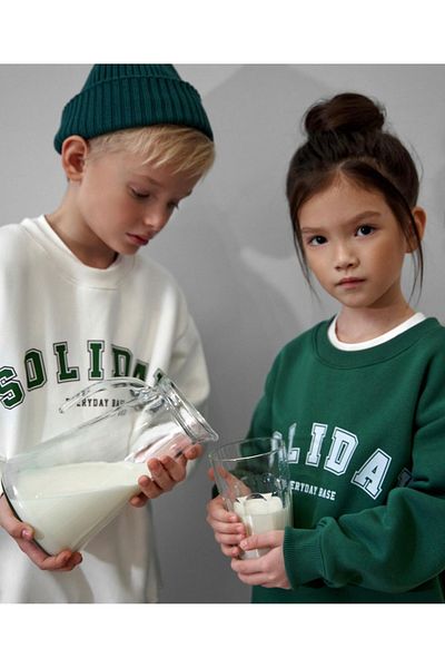 barin kids بدلة رياضية كبيرة الحجم للأطفال