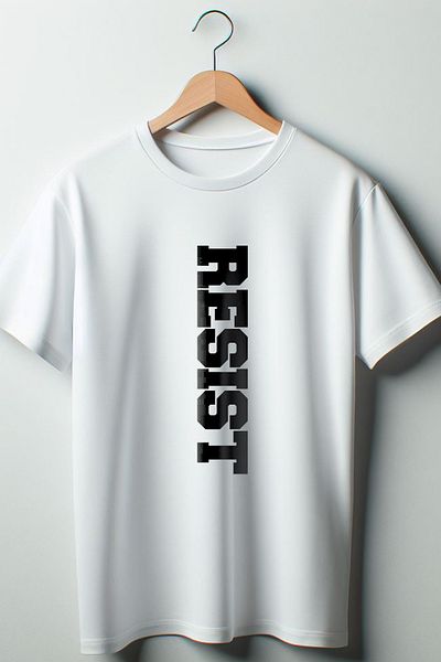 Vordevia Μπλουζάκι με στάμπα Resist-Resist White Oversize