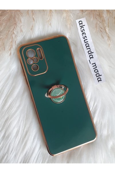 Aksesuarda Moda حافظة XIAOMI REDMI Note 10 - Note 10S متوافقة مع حامل حلقي ذه...