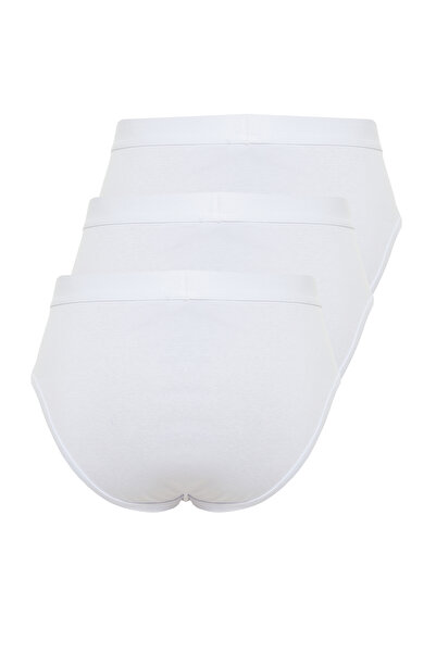 Trendyol Collection Basic White Slip Panties 3 Pack - TMNSS24BX00003