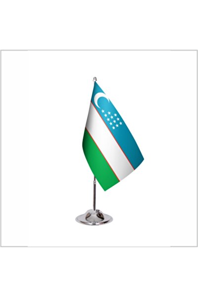 Genel Markalar Özbekistan Tekli Masa Bayrağı