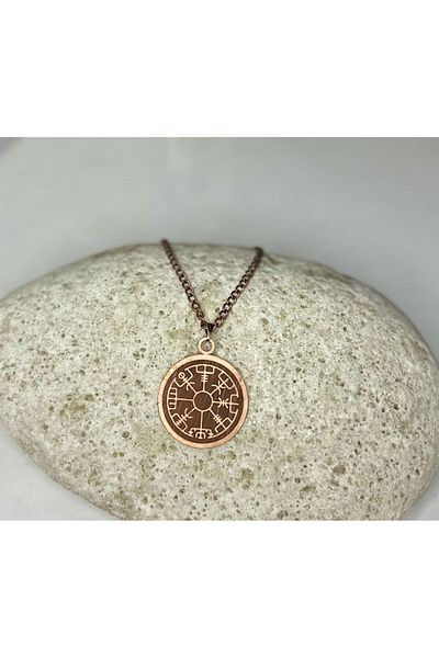 KAVELE 100% Real Pure Copper Motif Copper Necklace -