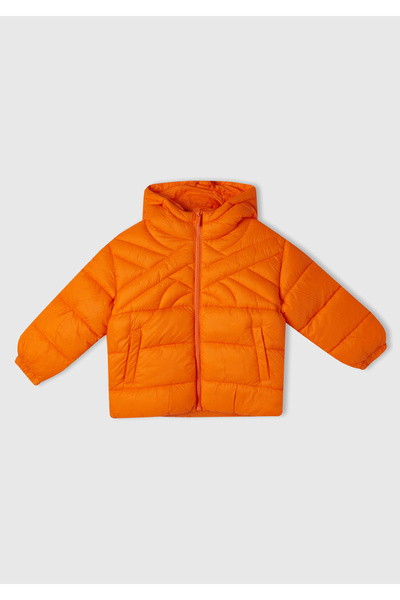 United Colors of Benetton Palton pentru băiat cu logo brodat Benetton - porto...
