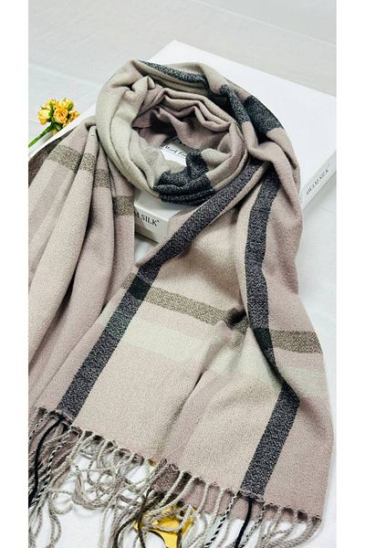 AWAM SILK Plaid Patterned Wool soft Textured Scarf Shawl & Shoulder Shawl 190*65
