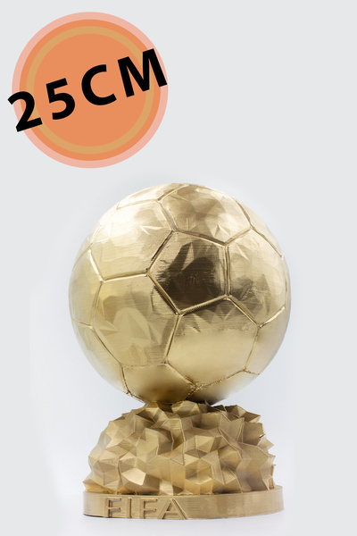 UĞUR MOBİLYA Fıfa Ballon D'or Maketi Gold Kaplama BOY BOY