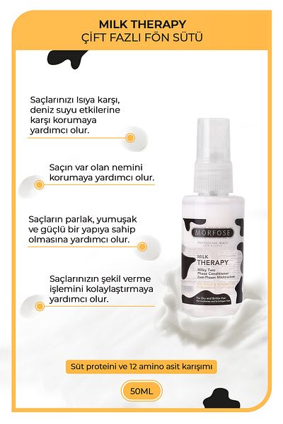 Morfose Milk Therapy - Dual Phase 50 ml Blow Dry Milk