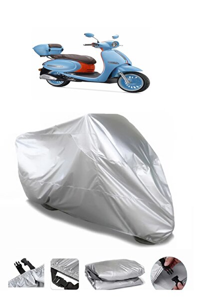 autolion مشمع دراجة نارية رمادي متوافق مع Arora AR 50 Cappuccino عالي الجودة