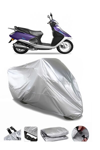 autolion JJ50QT بيكاسو 50 متوافق مع القماش المشمع للدراجات النارية باللون الر...