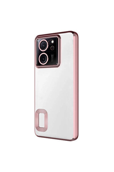 Fibaks Xiaomi Mi 13t -13T Pro Compatible Camera Lens Protection Transparent Color Logo Showing Glossy Cover
