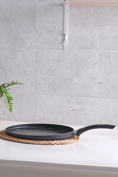 Znp Home Pancake Pan 32 Cm Granite Flatbread Lavash Pan