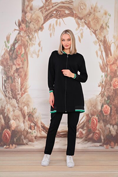 WestBound Hijab Daily Sports Διπλό Κοστούμι ΜΑΥΡΟ