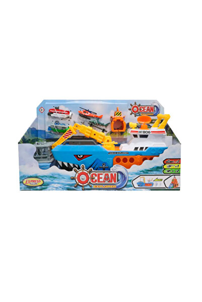 İnternet Oyuncak Okyanus Kaşifi Köpekbalığı Kurtarma Ekibi Büyük Gemi Seti