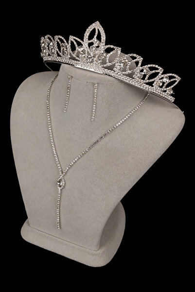 Limelia طقم أقراط وقلادة وقلادة للسهرة من حجر الكريستال الأنيق اللامع من ريو ...