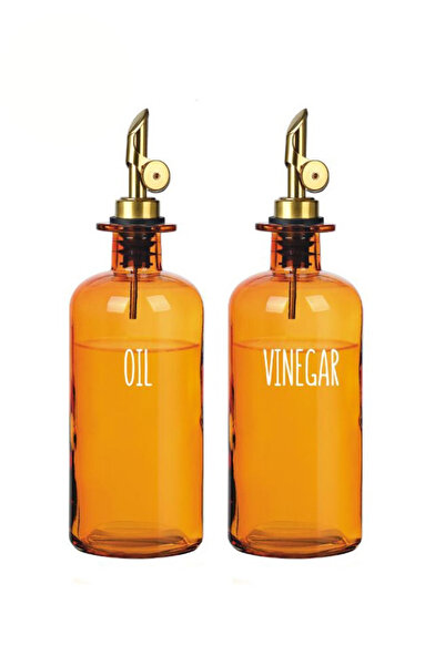 NEWNOW 2 Li Kristal 500 ml 500 ml Cam Sirkelik Akıllı Başlıklı Yağlık 9 Çeşit...