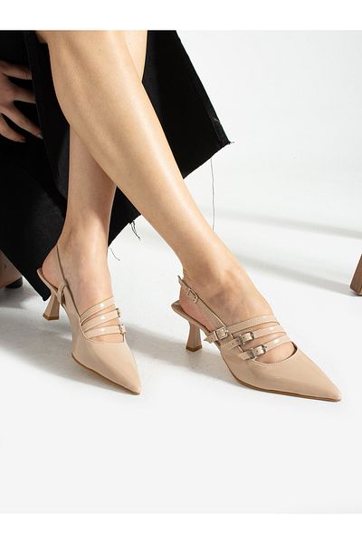Alemdar Shoes Pantofi de damă cu toc FALL Ten din piele lacuită
