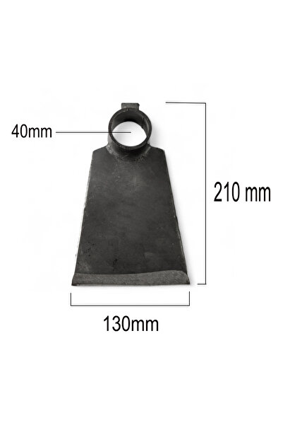 ALETÇANTAM Yalvaç Dövme Çelik Büyük Çapa Bahçe Kazması - 100cm Uzun Kalın Saplı