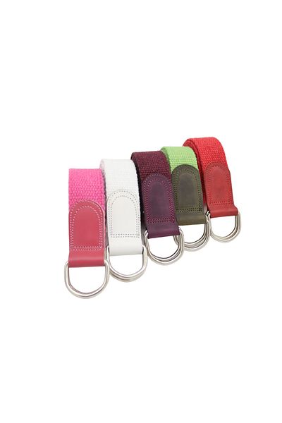 Anatolia 3cm Width Set of 5 105cmuznlk Leather Detailed Cotton Woven Clothes, Jeans, Canvas Sports Trousers Belt