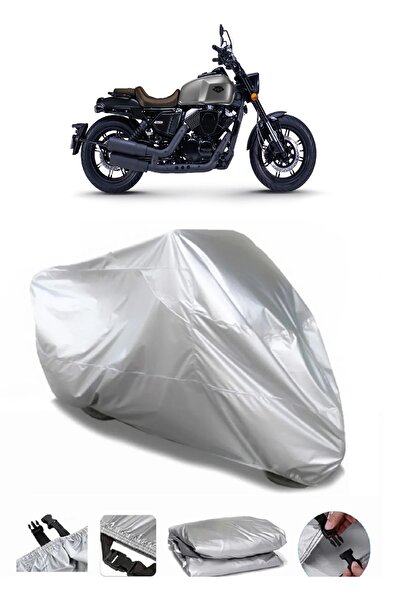 Breen ماركة دراجة نارية مقاومة للماء باللون الرمادي متوافقة مع Rks Cruiser 250