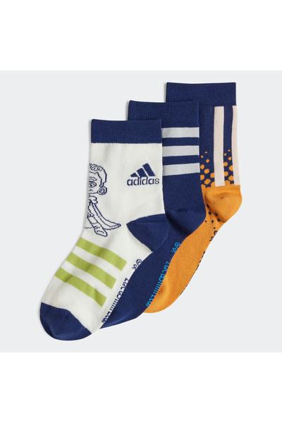 adidas White Sports Socks for Kids