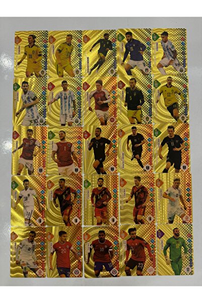 Abetto Market Football Player Card Flexible Gold Collection and Game Card 25 ...