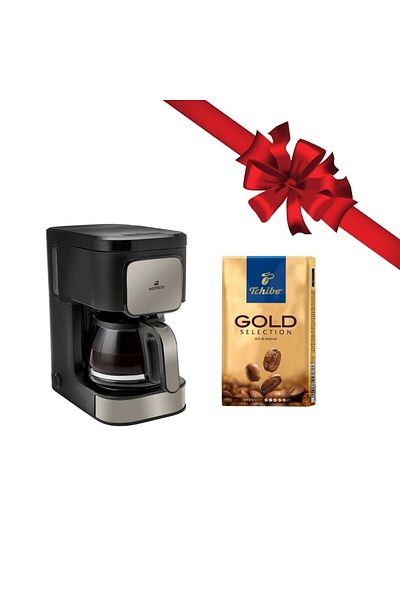 Karaca Aroma Automatic Water Tank 2 In 1 Filter Coffee and Tea Brewing Machine Beige (With Gift)