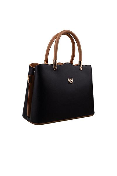 Levidor Black Flat Classic Women's Handbag