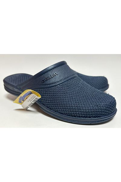 GEZER Navy Blue Gezer Brand Αντιολισθητικό Πλαστικό Κλειστό Μπροστινό Μπάνιο, νιπτήρας, μπαλκόνι, βεράντα, παντόφλες κήπου