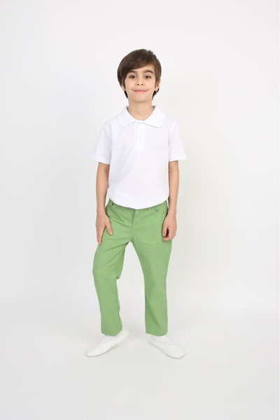 BLUEMOOR Хлопчачий комплект з футболки з поло та штанів, 23 квітня – 29 жовтн...