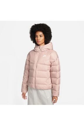 Nike Womens Storm Fit Pink Puffer Down Warm Winter Jacket Coat Somon Pembe i me Mont Dq5903 601 Fiyat Yorumlar Trendyol