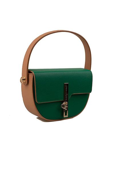 Levidor Green Tan Daily Women's Handbag