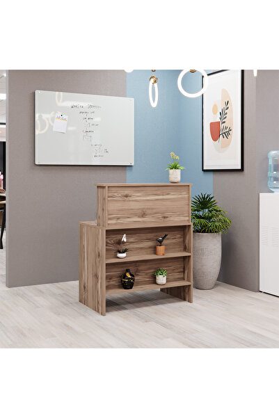 Kalender Dekor VENÜS 130 CM ÇEKMECELİ BANKO, KARŞILAMA BANKOSU, KASA BANKOSU, SEKRETER MASASI