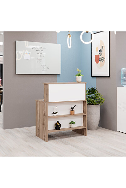 Kalender Dekor VENÜS 150 CM ÇEKMECELİ BANKO, KARŞILAMA BANKOSU, KASA BANKOSU,...