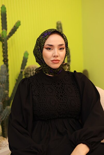 Silk Home Mısır Desen Soft Pamuk Eşarp