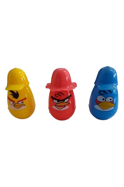 NaSaDAN Angry Birds Pencil Sharpener with Eraser 3 Pieces Set