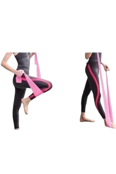 REMEGE Pink Pilates Tape Gymnastics Pilates Tape 120X12 cm Exercise Aerobic Tape 1 Piece