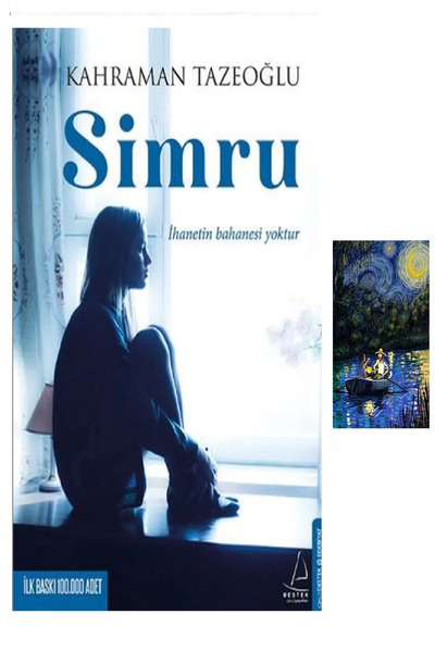 puslurotalar Simru - Kahraman Tazeoğlu (Koleksiyon Kitap) + Mavi Gece Stiker