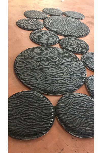 Victory Leather Carpet Siyah füme dekoratif halı