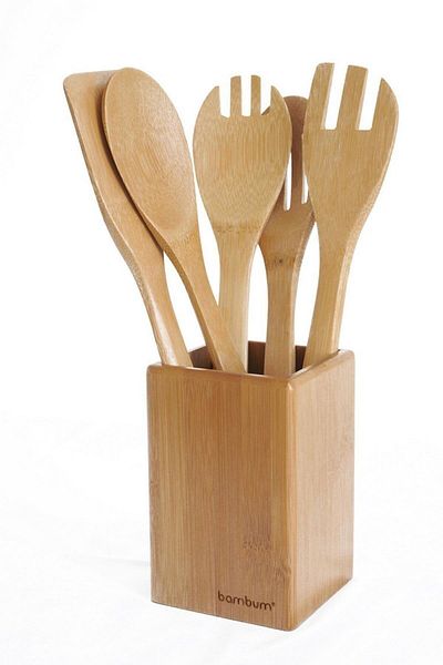 Bambum Ravioli Mix Set of 6 Tongs and Spoons