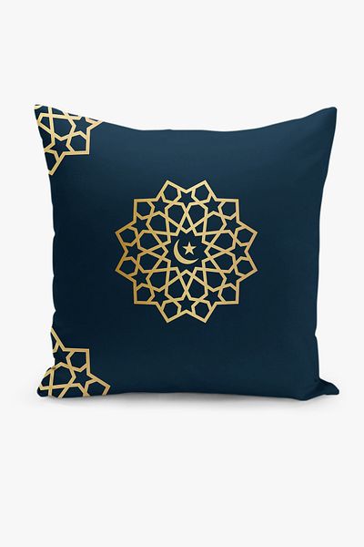 Filamente Ramadan Patterned Double Sided Digital Printed Throw Pillow Cover - Ramadan