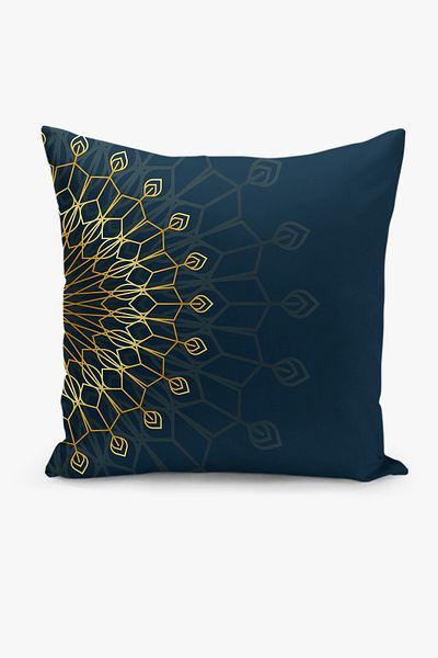 Filamente Ramadan Patterned Double Sided Digital Printed Throw Pillow Cover - Ramadan
