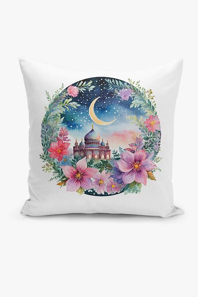 Filamente Husă de pernă cu model Ramadan, imprimată digitală pe două fețe - Ramadan