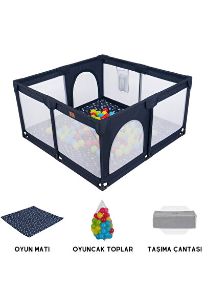 Mamma Playard Güvenli Bebek Ve Çocuk Oyun Alanı Oyun Parkı 125x125 Oyun Matı ...