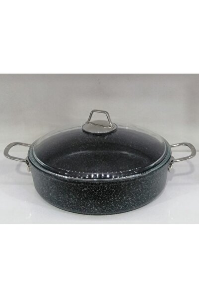 Falezev FALEZ BLACK LİNE DÖKÜM 30 CM BASIK KARNIYARIK TENCERE