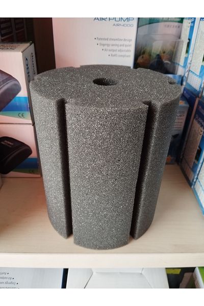 Meç Pipe Filter Sponge (13x15h) [Black]