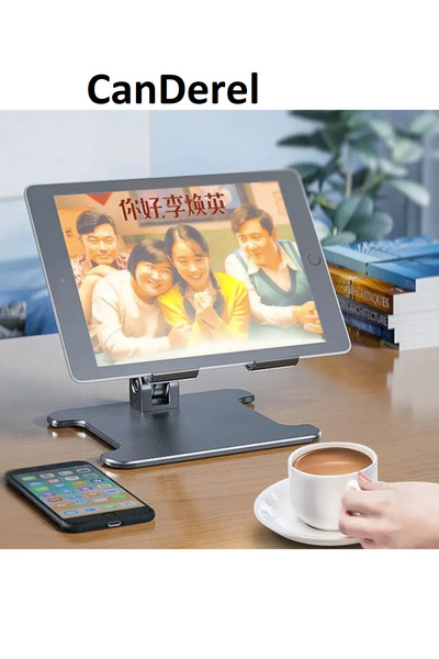 Canderel Aluminum Tablet Stand Notebook Laptop Phone Stand Portable iPad Stand Notebook Riser