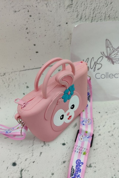 BGScollection Minnie Mouse Unicorn Çilek Tavşan Batman Spiderman Gökkuşağı Çocuk Çantası Silikon Çanta