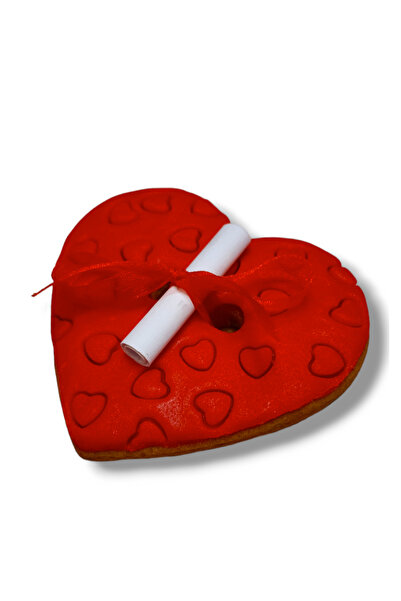 Love sevgililer günü kurabiyesi Kalp 5 adet
